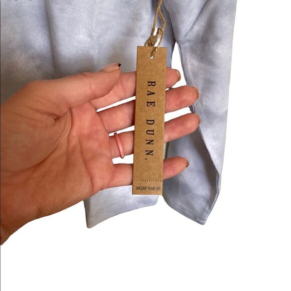 NWT Rae Dunn Take it Easy Tie Dye Berkeley Tie Die Hooded Sweatshirt Size XS - Picture 2 of 5